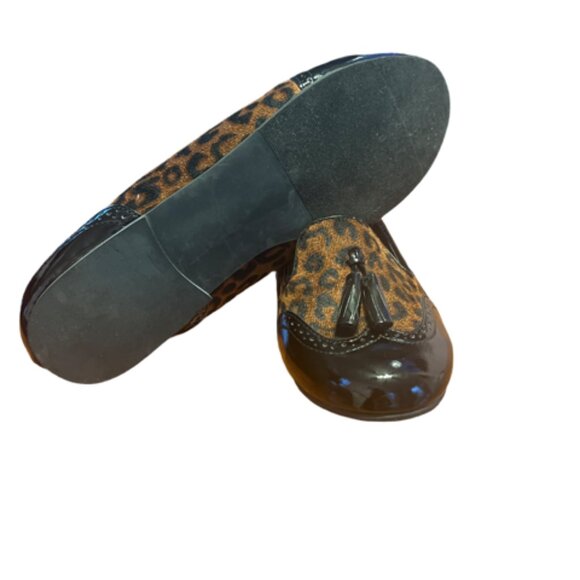 G.H. Bass & Co. Leopard Animal Print Women Loafer Size 11 - Picture 4 of 6